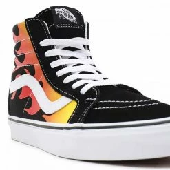 Il più economico ✨ VANS SK8-HI FLAME Nero 👏 -Offerte Novità Negozio vans vn0a2xsbphn sk8 hi flame tutte sneaker uomo 041216901 phn 5