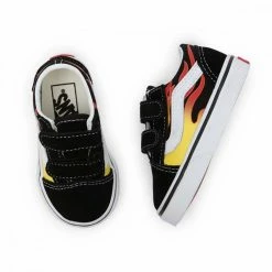 Miglior offerta ⌛ VANS OLD SKOOL FLAME VELCRO BABY 🔔 -Offerte Novità Negozio vans vn0a344kphn old skool flame velcro baby tutte sneaker baby 044482801 phn 4