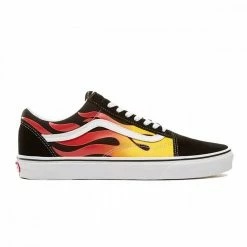 Nuovo 🛒 VANS OLD SKOOL FLAME Nero 🔥