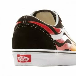 Nuovo 🛒 VANS OLD SKOOL FLAME Nero 🔥 -Offerte Novità Negozio vans vn0a38g1phn old skool flame tutte sneaker uomo 041217201 phn 5