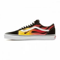 Nuovo 🛒 VANS OLD SKOOL FLAME Nero 🔥 -Offerte Novità Negozio vans vn0a38g1phn old skool flame tutte sneaker uomo 041217201 phn 6