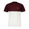 Nuovo 💯 VANS T-SHIRT COLORBLOCK Bianco, Bordeaux 💯 -Offerte Novità Negozio vans vn0a3czdkjn t shirt colorblock street style uomo 044759401 kjn 1