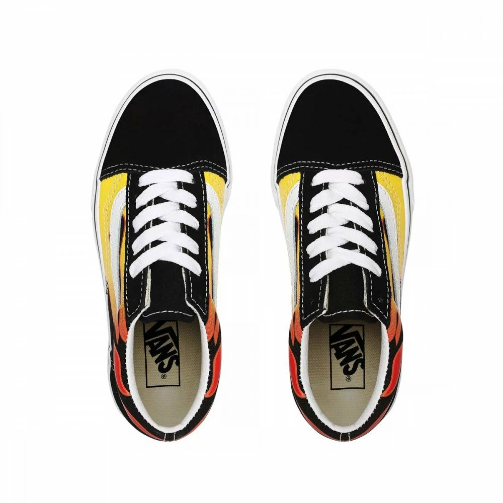 Migliore vendita 🧨 VANS OLD SKOOL FLAME BAMBINO Nero ⭐ 6 Migliore vendita 🧨 VANS OLD SKOOL FLAME BAMBINO Nero ⭐ - immagine 4