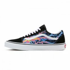 Promo 🌟 VANS OLD SKOOL ELECTRIC FLAME Multicolor 🧨 -Offerte Novità Negozio vans vn0a5krfb03 old skool electric flame tutte sneaker uomo 044512601 b03 6