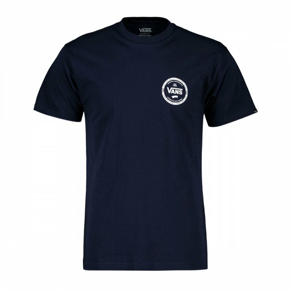 Promo ⭐ VANS T-SHIRT LOGO CHECK Blu 🎁 3 Promo ⭐ VANS T-SHIRT LOGO CHECK Blu 🎁