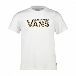 Miglior prezzo 🔔 VANS T-SHIRT LEOPARD FLYING BAMBINA Bianco 😍
