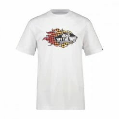 Vendita all'ingrosso 🛒 VANS T-SHIRT FLAME BAMBINO Bianco ✔️
