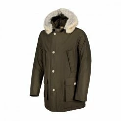Miglior prezzo 😀 WOOLRICH ARCTIC PARKA DETACHABLE FUR Verde 💯