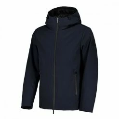 Sconto 🌟 WOOLRICH GIACCA CON CAPPUCCIO PACIFIC Blu 🧨