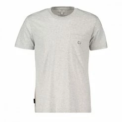 A buon mercato 😉 WOOLRICH T 👕 SHIRT LOGO POCKET Grigio 🔥