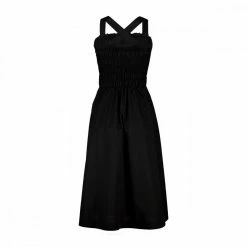 Offerte ⭐ WOOLRICH ABITO MEDIO POPLINE DONNA Nero ⌛ -Offerte Novità Negozio woolrich cfwwdr0098frut3027 abito popline medium donna casual donna 044674101 100 2