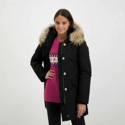 Bilancio ✨ WOOLRICH ARCTIC PARKA RACCOON DONNA 🛒 -Offerte Novità Negozio woolrich cfwwou0538frut0001 arctic parka raccoon donna giacconi donna 043913201 blk 5